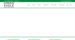 Desktop Screenshot of greeneagledoor.com